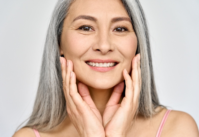 Older Woman With Skin Tightening